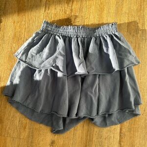 Aerie Women's Weekend Ruffle Tiered Mini Skirt